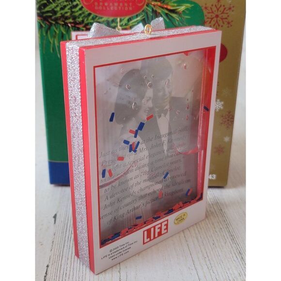 Hallmark celebrate with the Kennedy's Life water globe ornament Xmas - Picture 6 of 8